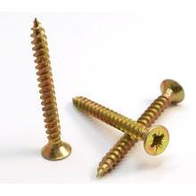 DIN7505 Black/Yellow Zinc Plated Self-Tapping Screws